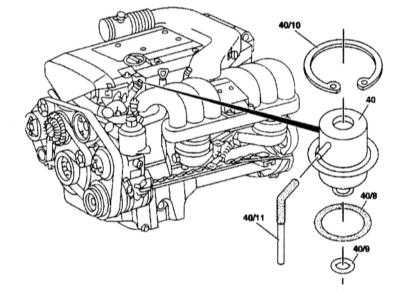  Диафрагменный регулятор давления топлива Mercedes-Benz W140