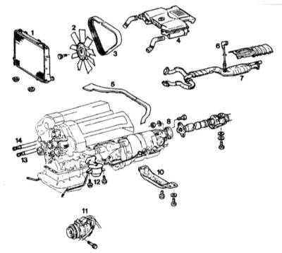  8-цилиндровые бензиновые двигатели (M119.970/981 и M119.971/981) Mercedes-Benz W140