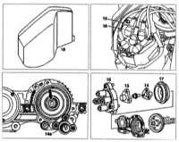  Распределитель зажигания (двигатели М119.97) - детали установки Mercedes-Benz W140