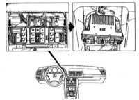  Снятие и установка кнопочной панели управления кондиционером (модели   по 31.08.95 г. вып. с блоком управления «Bosch») Mercedes-Benz W140