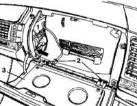  Крышка вещевого ящика - детали установки Mercedes-Benz W140