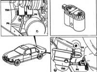  Демпферные клапаны - детали установки Mercedes-Benz W140