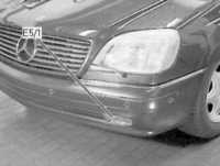  Расположение основных электрических элементов системы электрооборудования   кузова автомобиля Mercedes-Benz W140